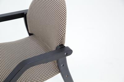 Стул ZiP-mebel Стул-кресло Джуно 2.0 чёрное дерево/гусиная лапка арт. Z112827B12