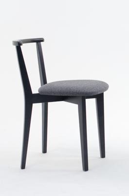 Стул ZiP-mebel Стул Франк ПМ чёрное дерево/графит рогожка арт. R101712B08