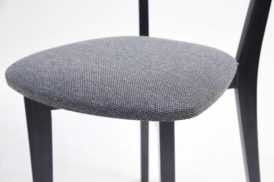 Стул ZiP-mebel Стул Франк ПМ чёрное дерево/графит рогожка арт. R101712B08