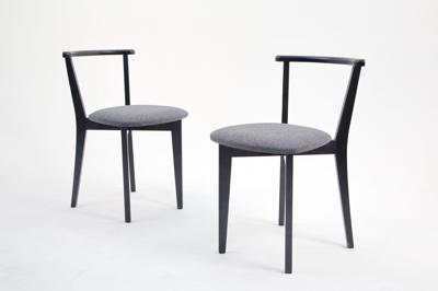 Стул ZiP-mebel Стул Франк ПМ чёрное дерево/графит рогожка арт. R101712B08