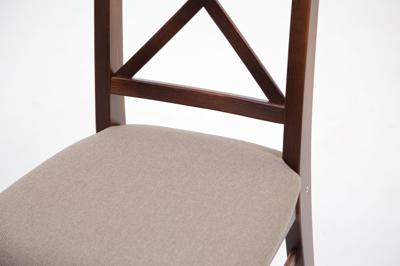 Стул ZiP-mebel Стул Ингольф ПМ орех/бежевый арт. R100754W02