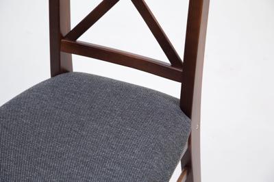 Стул ZiP-mebel Стул Ингольф ПМ орех/графит арт. R100754W08
