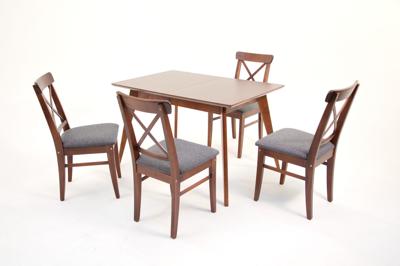 Стул ZiP-mebel Стул Ингольф ПМ орех/графит арт. R100754W08