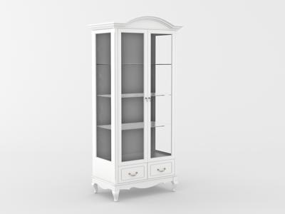 Витрина ZiP-mebel Витрина Малонн Ави 2 ств. Белый арт. Q207112A00