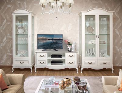 Витрина ZiP-mebel Витрина Малонн Ави 2 ств. Белый арт. Q207112A00