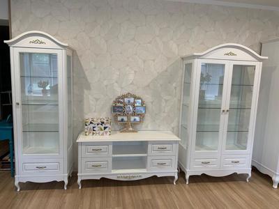 Витрина ZiP-mebel Витрина Малонн Ави 2 ств. Белый арт. Q207112A00