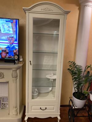 Витрина ZiP-mebel Витрина Малонн Ави 1 ств. Белый арт. Q207110A00
