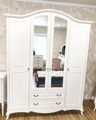 Шкаф ZiP-mebel Шкаф Малонн Ави 4-х створчатый Белый арт. Q207140A00