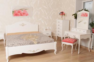 Кровать ZiP-mebel Кровать Малонн Ави Белый арт. Q207014A00