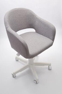 Кресло компьютерное ZiP-mebel Кресло Бабби белый / серый арт. Z218907A01