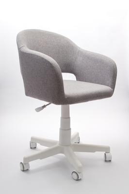 Кресло компьютерное ZiP-mebel Кресло Бабби белый / серый арт. Z218907A01