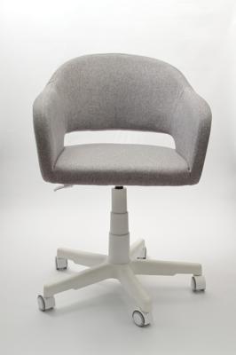 Кресло компьютерное ZiP-mebel Кресло Бабби белый / серый арт. Z218907A01