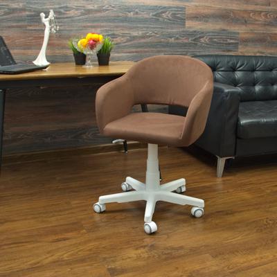 Кресло компьютерное ZiP-mebel Кресло Бабби белый / коричневый арт. Z218907A03