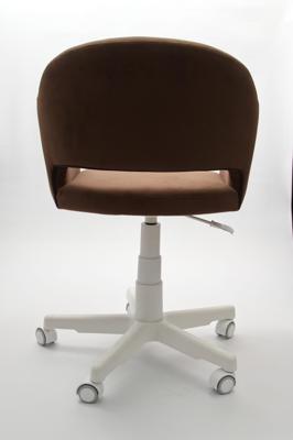 Кресло компьютерное ZiP-mebel Кресло Бабби белый / коричневый арт. Z218907A03