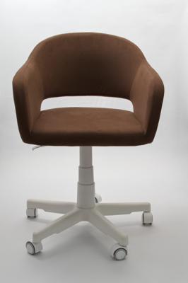 Кресло компьютерное ZiP-mebel Кресло Бабби белый / коричневый арт. Z218907A03