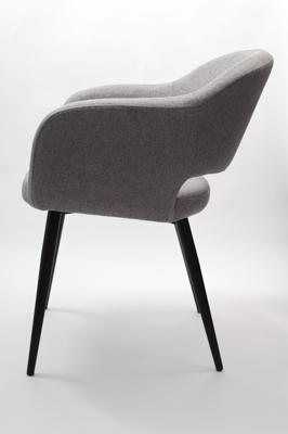 Стул ZiP-mebel Стул Пичч чёрный / серый арт. Z212902B001