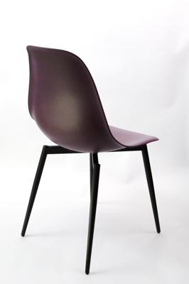 Стул ZiP-mebel Стул Туссе чёрный /фиолетовый арт. R100775BVV