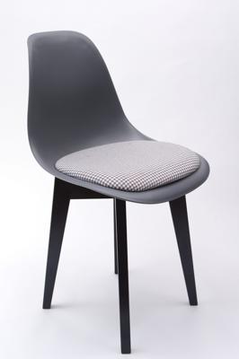 Стул ZiP-mebel Стул Сашш чёрный /серый, серый ГЛ арт. R101771B1G