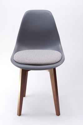 Стул ZiP-mebel Стул Сашш орех /серый, серый ГЛ арт. R101771W1G