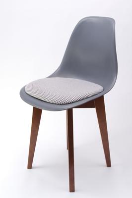 Стул ZiP-mebel Стул Сашш орех /серый, серый ГЛ арт. R101771W1G