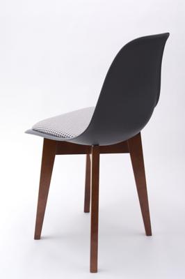 Стул ZiP-mebel Стул Сашш орех /серый, серый ГЛ арт. R101771W1G