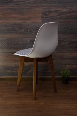 Стул ZiP-mebel Стул Сашш орех /белый, серый ГЛ арт. R101770W11