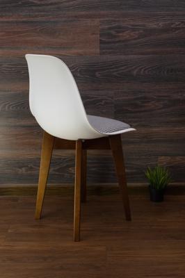 Стул ZiP-mebel Стул Сашш орех /белый, серый ГЛ арт. R101770W11