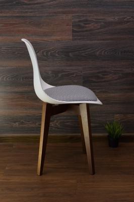 Стул ZiP-mebel Стул Сашш орех /белый, серый ГЛ арт. R101770W11