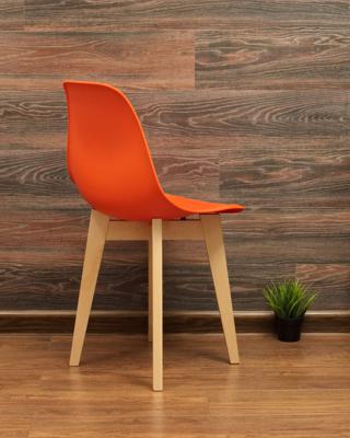 Стул ZiP-mebel Стул Сашш натур /оранжевый арт. R100774NOO