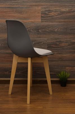 Стул ZiP-mebel Стул Сашш натур /серый, серая гусиная лапка арт. R101771N1G