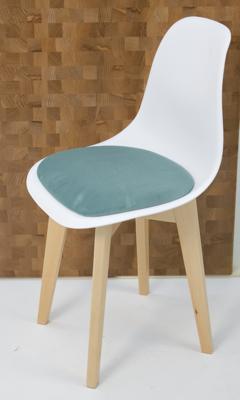 Стул ZiP-mebel Стул Сашш натур /белый, бирюза арт. R101770NA3