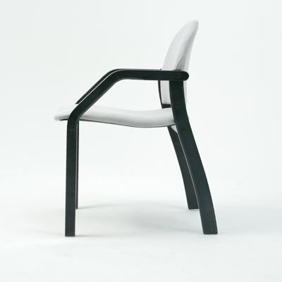 Стул ZiP-mebel Стул-кресло Джуно 2.0 чёрное дерево/серый арт. Z112808B01