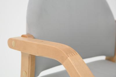 Стул ZiP-mebel Стул-кресло Джуно 2.0 натур/серый арт. Z112808N01