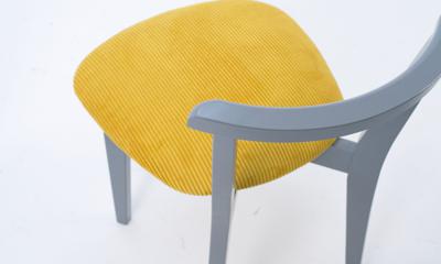 Стул ZiP-mebel Стул Франк ПМ серый/жёлтый арт. R101737G16