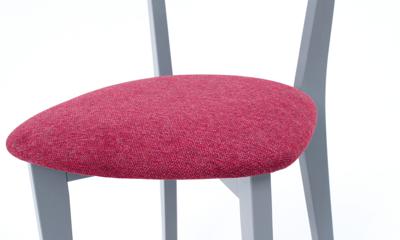 Стул ZiP-mebel Стул Франк ПМ серый/красный арт. R101737G05