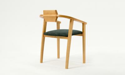 Стул ZiP-mebel Стул-кресло Челси ПМ натур/зелёный арт. Z011844N07