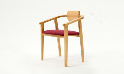 Стул ZiP-mebel Стул-кресло Челси ПМ натур/красный арт. Z011844N05