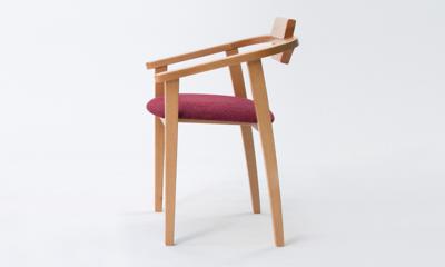 Стул ZiP-mebel Стул-кресло Челси ПМ натур/красный арт. Z011844N05