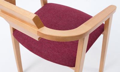 Стул ZiP-mebel Стул-кресло Челси ПМ натур/красный арт. Z011844N05