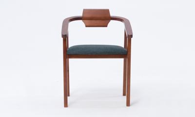 Стул ZiP-mebel Стул-кресло Челси ПМ орех/зелёный арт. Z011840W07