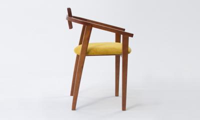 Стул ZiP-mebel Стул-кресло Челси ПМ орех/жёлтый арт. Z011840W16