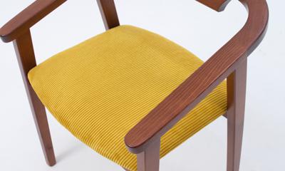 Стул ZiP-mebel Стул-кресло Челси ПМ орех/жёлтый арт. Z011840W16