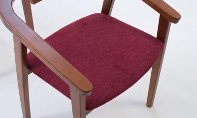 Стул ZiP-mebel Стул-кресло Челси ПМ орех/красный арт. Z011840W05