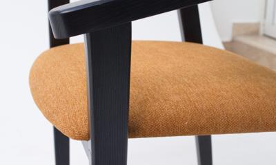 Стул ZiP-mebel Стул-кресло Челси ПМ чёрный/карри арт. Z011839B09