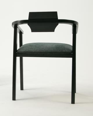 Стул ZiP-mebel Стул-кресло Челси ПМ чёрный/зелёный арт. Z011837B07