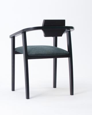 Стул ZiP-mebel Стул-кресло Челси ПМ чёрный/зелёный арт. Z011837B07