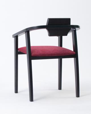 Стул ZiP-mebel Стул-кресло Челси ПМ чёрный/красный арт. Z011835B05
