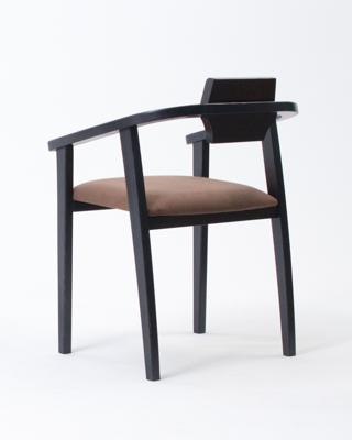 Стул ZiP-mebel Стул-кресло Челси ПМ чёрный/коричневый арт. Z011834B04