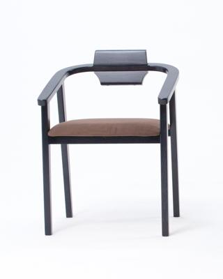 Стул ZiP-mebel Стул-кресло Челси ПМ чёрный/коричневый арт. Z011834B04
