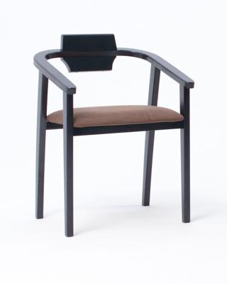 Стул ZiP-mebel Стул-кресло Челси ПМ чёрный/коричневый арт. Z011834B04